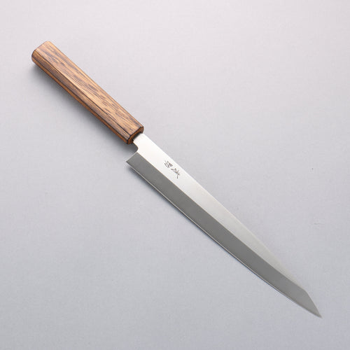 清助 AUS8 柳刃 240mm 橡木 握把 - 清助刃物