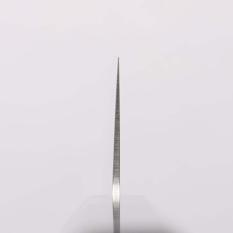 清助 AUS10 鏡面菱格紋 薄刃 160mm 黑合成木 握把 - 清助刃物