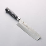 堺 孝行 VG10 鎚目 大馬士革紋 17層 菜切 160mm 黑合成木 握把 - 清助刃物
