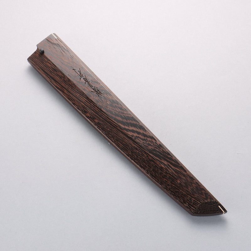 堺 孝行 本燒 VG10 刻有龍的圖樣 先丸柳刃 300mm 雞翅木 握把 附刀鞘 - 清助刃物