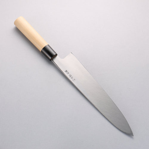 堺 孝行 特上 白鋼二號 牛刀 270mm 木蘭 握把 - 清助刃物