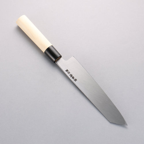 堺 孝行 特上 白鋼二號 切付牛刀 210mm 木蘭 握把 - 清助刃物