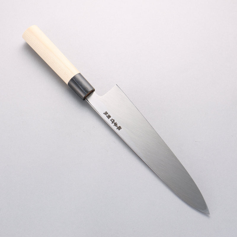 堺 孝行 特上 白鋼二號 牛刀 240mm 木蘭 握把 - 清助刃物