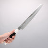 堺 孝行 銀龍 本燒 瑞典鋼 鏡面處理 劍型柳刃 300mm 黑檀握把 附刀鞘 - 清助刃物