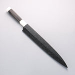 堺 孝行 銀龍 本燒 瑞典鋼 鏡面處理 柳刃 270mm 黑檀握把 附刀鞘 - 清助刃物
