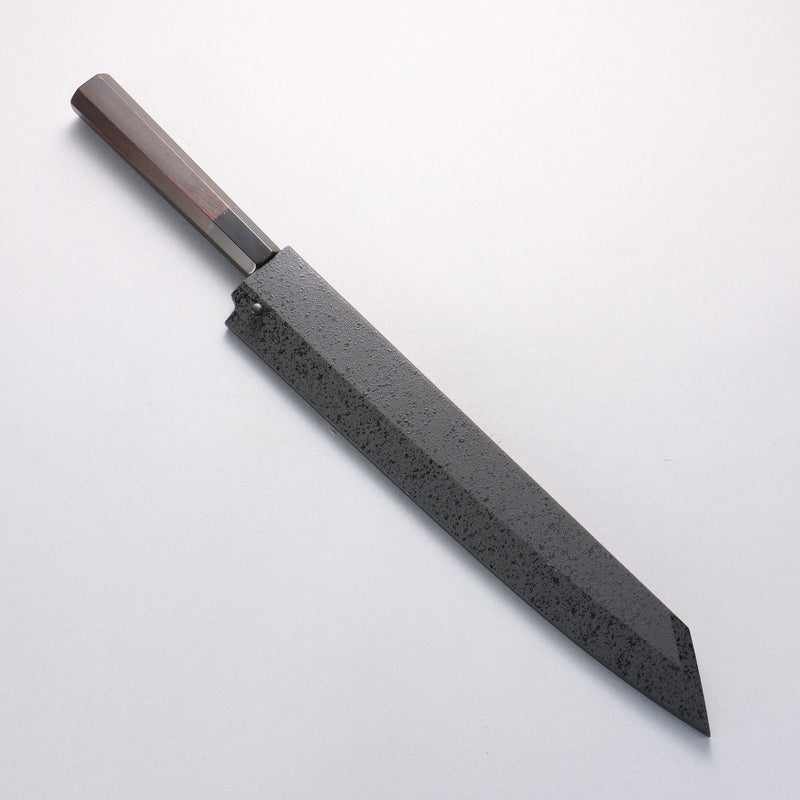 堺 孝行 飛燕 青鋼二號 鏡面處理 劍型柳刃 270mm 黑檀握把 附刀鞘 - 清助刃物