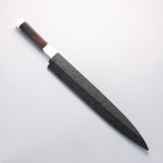 堺 孝行 銀龍 本燒 瑞典鋼 鏡面處理 柳刃 300mm 黑檀握把 附刀鞘 - 清助刃物