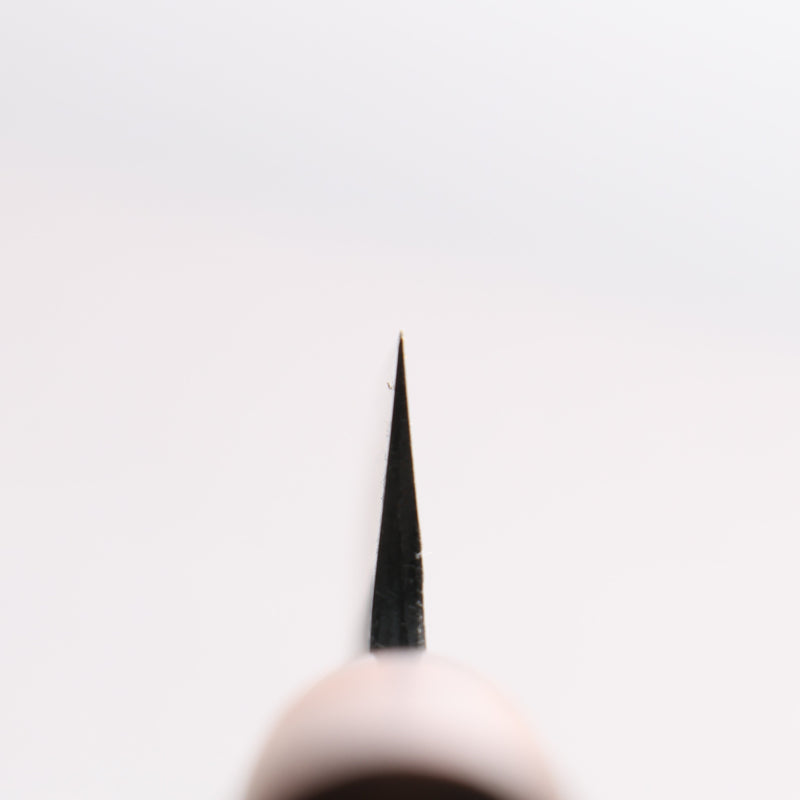 山本 直 安來青鋼 黑打 鎚目 多用途小刀 150mm 核桃木 握把 - 清助刃物