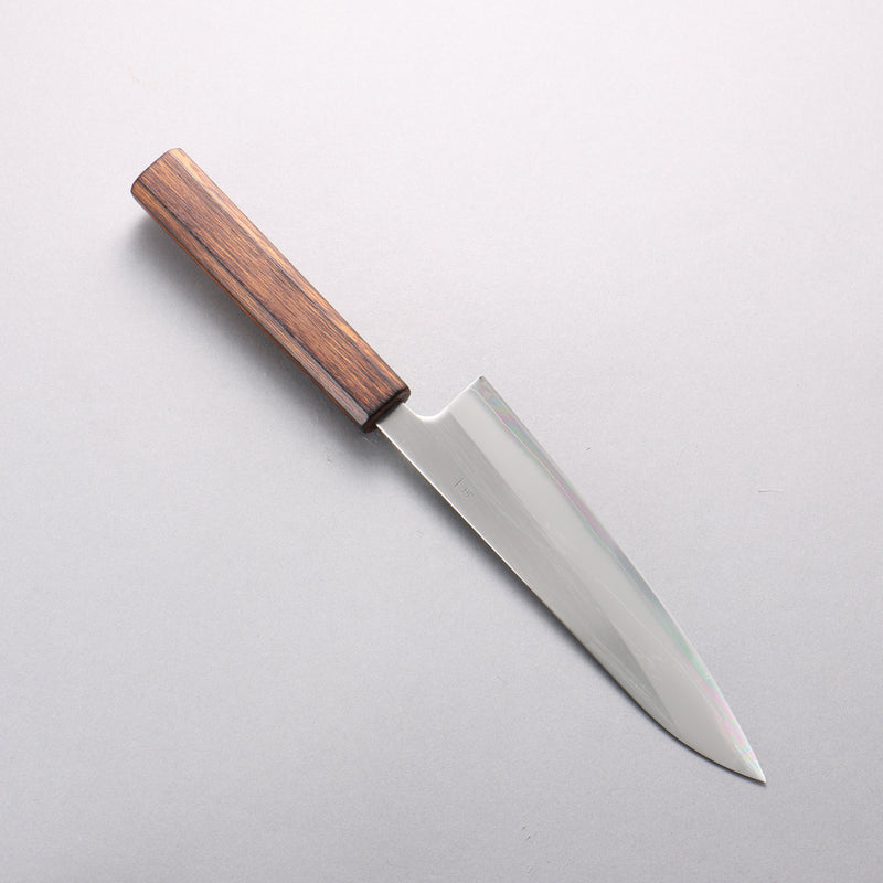 翁流 白鋼一號 牛刀 180mm 橡木 （煤炭煙黑） 握把 - 清助刃物