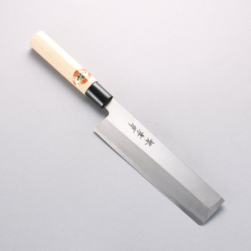 堺 孝行 霞研 白鋼 薄刃 木蘭握把 - 清助刃物