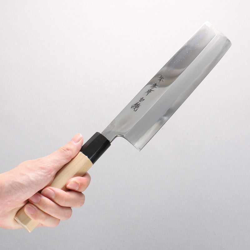 堺 孝行 白鋼二號 鏡面處理 薄刃 - 清助刃物