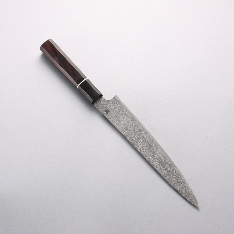 田中 誠貴 羽々斬 SG2 大馬士革紋 切片刀 210mm 黑檀 握把 - 清助刃物