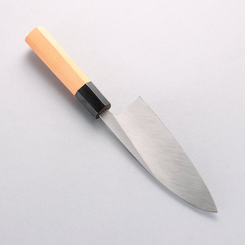 堺 孝行 白銀 INOX 鏡面處理 出刃 150mm 紫杉木 握把 - 清助刃物