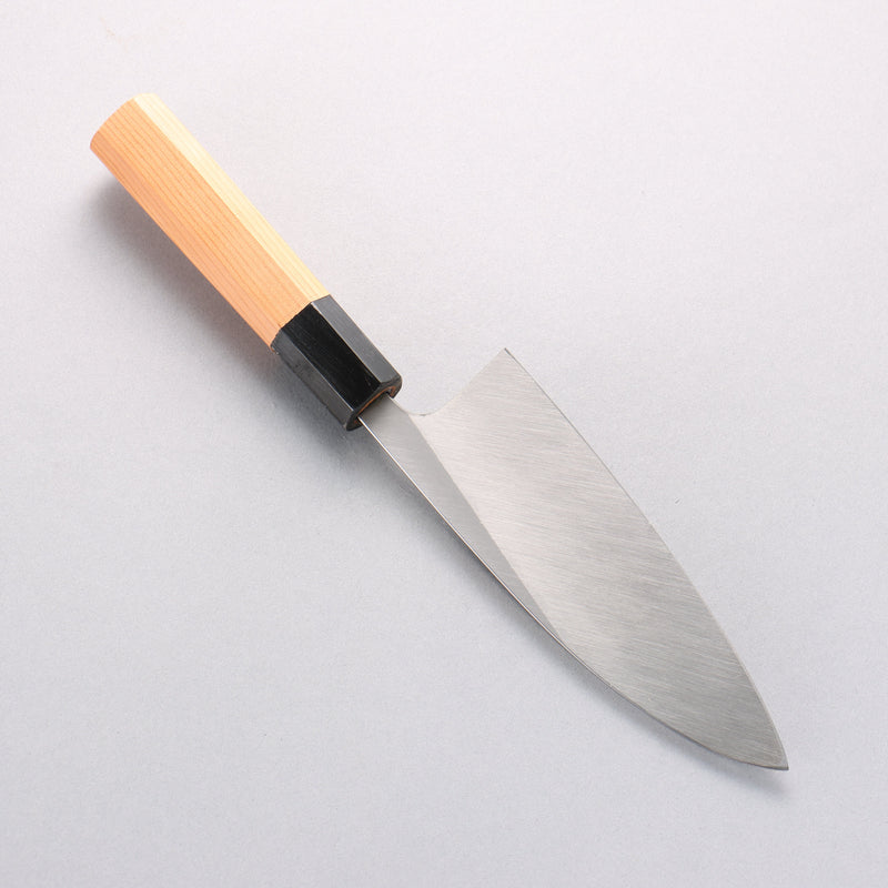 堺 孝行 白銀 INOX 鏡面處理 出刃 150mm 紫杉木 握把 - 清助刃物