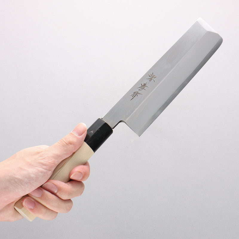堺 孝行 INOX 鉬鋼 薄刃 180mm 木蘭握把 - 清助刃物