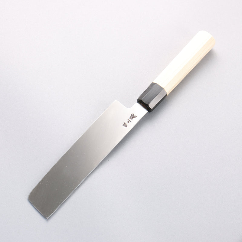 堺 孝行 主廚系列 【左撇子用】 銀三鋼 薄刃 180mm 木蘭握把 - 清助刃物