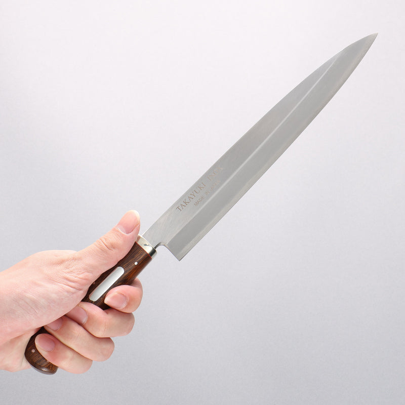 堺 孝行 INOX 鉬鋼 柳刃 沙漠鐵木（杉原型） 握把 - 清助刃物