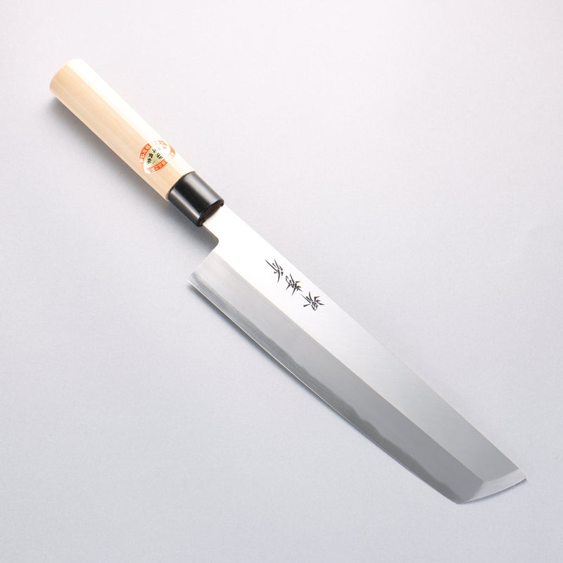堺 孝行 霞研 白鋼 鱧（海鰻）切骨刀 270mm 木蘭握把 - 清助刃物