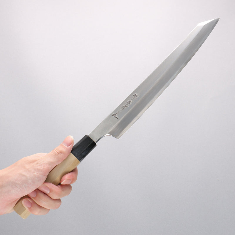 堺 孝行 主廚系列 銀三鋼 切付柳刃 270mm 木蘭握把 - 清助刃物