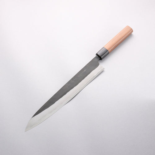 山本 直 青鋼 黑打 筋引 270mm 核桃木 握把 - 清助刃物