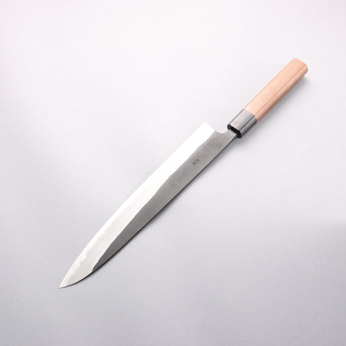山本 直 青鋼 黑打 筋引 270mm 核桃木 握把 - 清助刃物