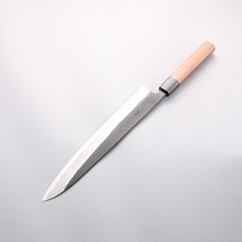 山本 直 青鋼 黑打 筋引 270mm 核桃木 握把 - 清助刃物