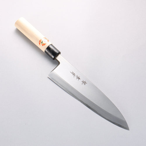 堺 孝行 霞研 白鋼 出刃 240mm 木蘭握把 - 清助刃物