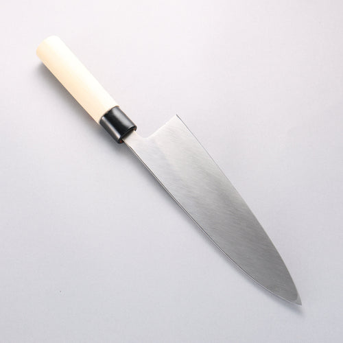 堺 孝行 霞研 白鋼 出刃 240mm 木蘭握把 - 清助刃物