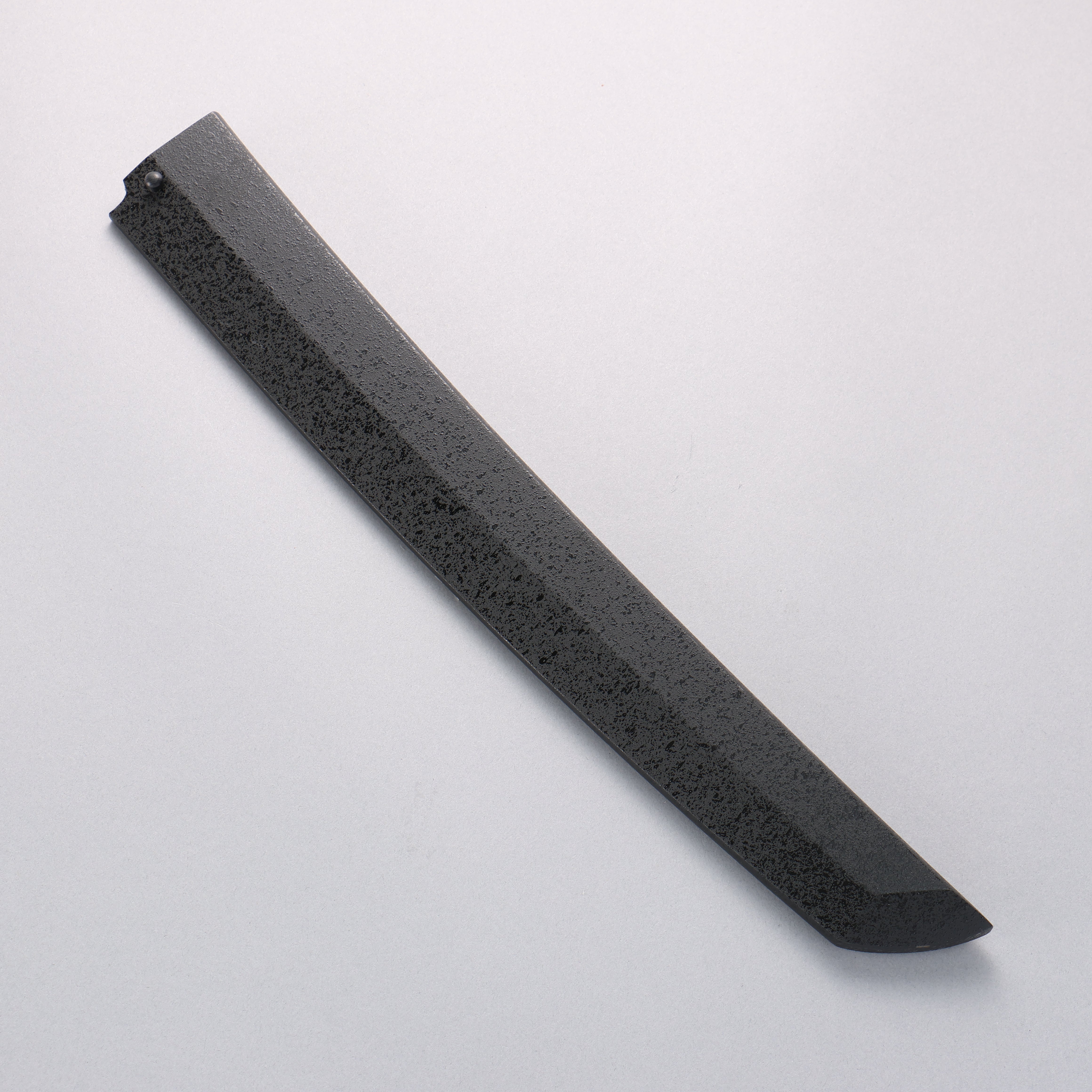 堺 孝行 斬月 炎天 銀三鋼 大馬士革紋 先丸柳刃 330mm 雞翅木（兩側帶水牛環型設計） 握把 附刀鞘 - 清助刃物