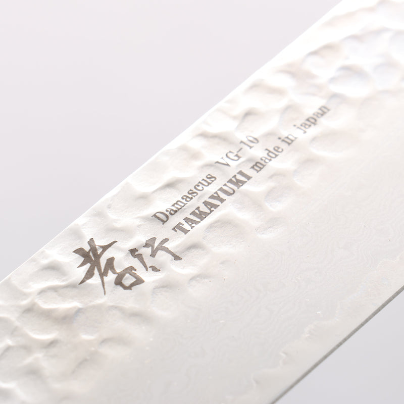 堺 孝行 琳凰 VG10 33層 大馬士革紋 菜切 日本刀 160mm 紅漆塗 握把 - 清助刃物