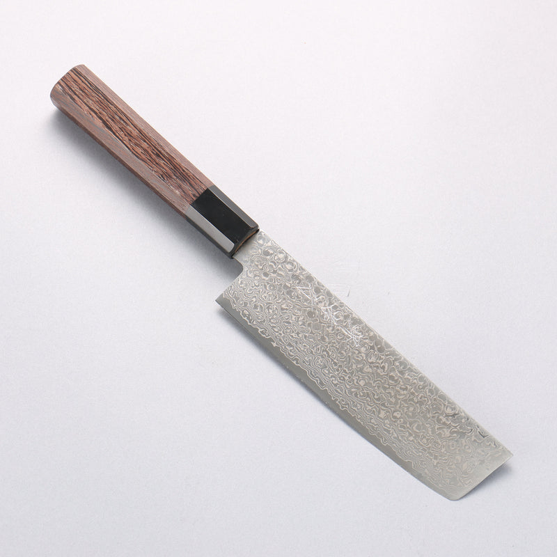 堺 孝行 銀河 ZA-18 大馬士革紋 菜切 165mm 雞翅木握把 - 清助刃物