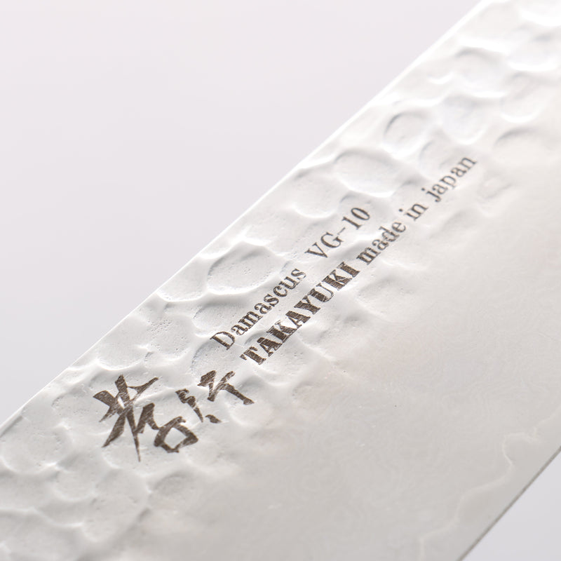 堺 孝行 VG10 33層大馬士革紋 三德刀 170mm 櫟木漆塗（星連）握把 - 清助刃物