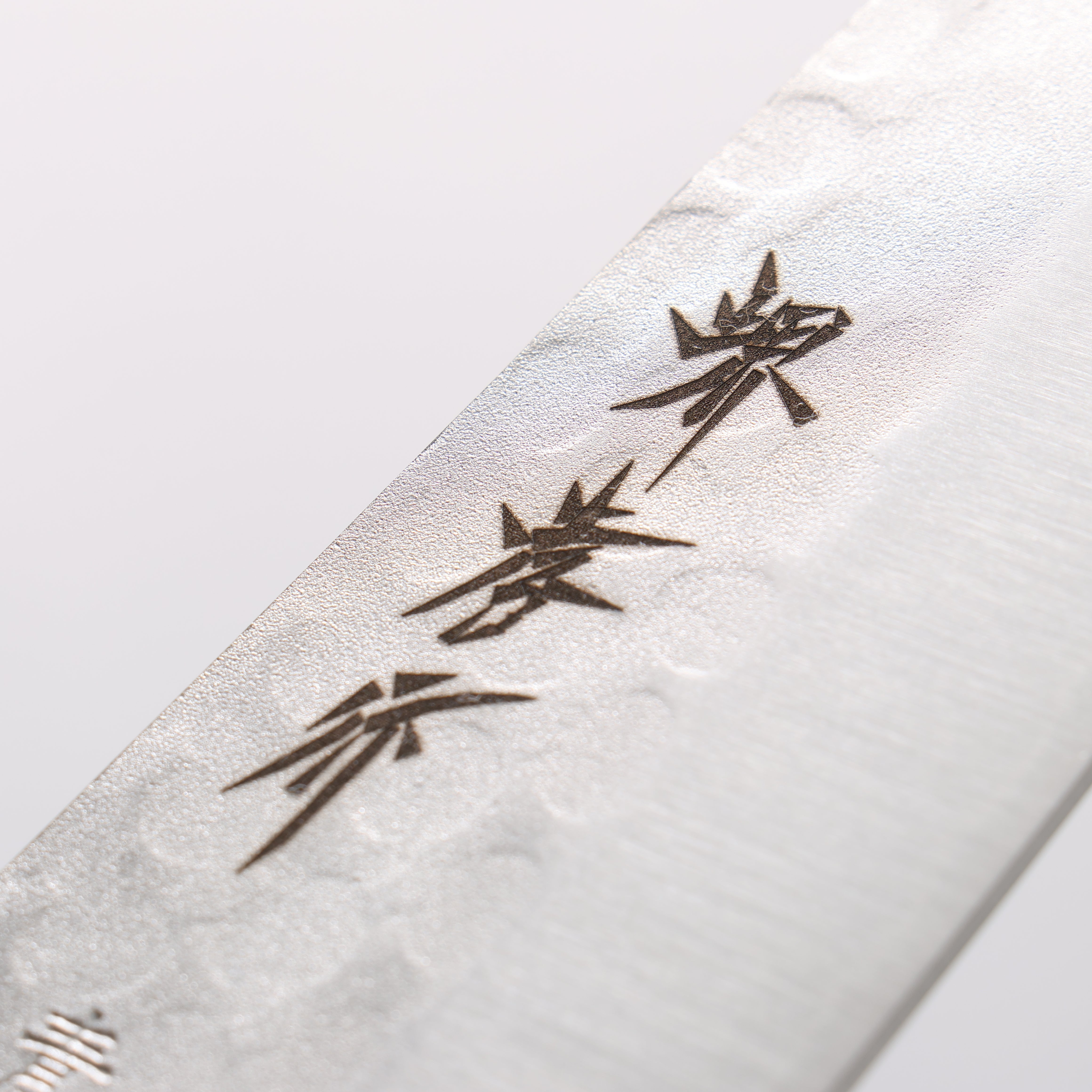 堺 孝行 青鋼 鎚目 3層 三德刀 165mm - 清助刃物