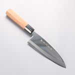 堺 孝行 白銀 INOX 鏡面處理 出刃 180mm 紫杉木 握把 - 清助刃物