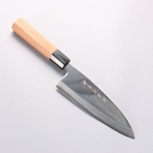堺 孝行 白銀 INOX 鏡面處理 出刃 180mm 紫杉木 握把 - 清助刃物