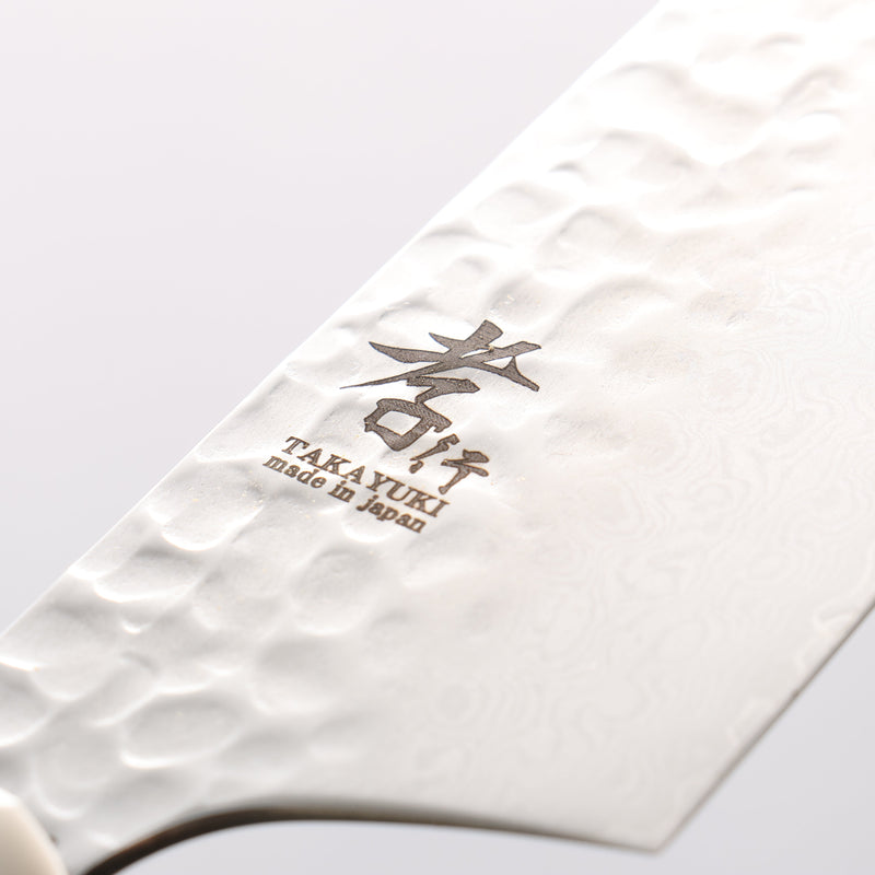 堺 孝行 VG10 33層大馬士革紋 劍型三德刀 160mm 牛骨 握把 附刀鞘 - 清助刃物