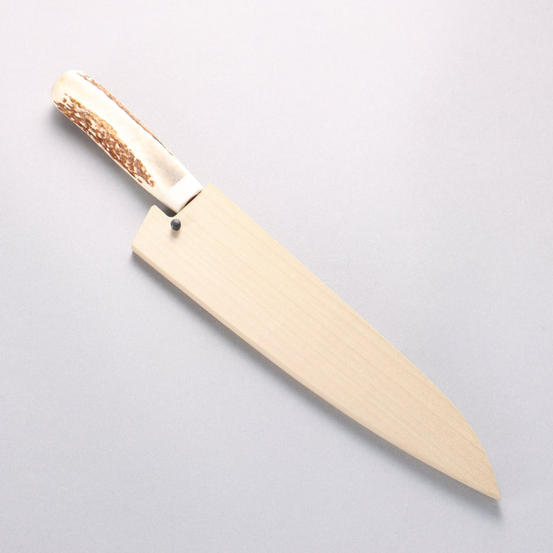 堺 孝行 VG10 33層大馬士革紋 牛刀 210mm 牛骨 握把 附刀鞘 - 清助刃物