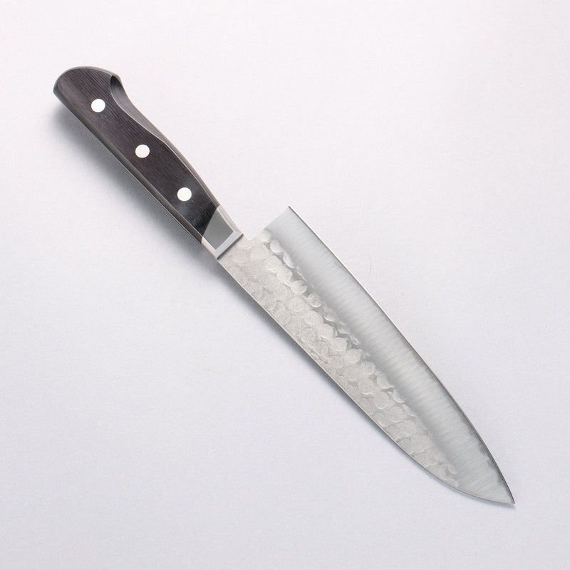 堺 孝行 青鋼 鎚目 3層 三德刀 180mm - 清助刃物