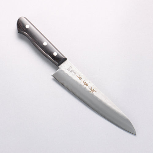 堺 孝行 青鋼 鎚目 3層 牛刀 180mm - 清助刃物