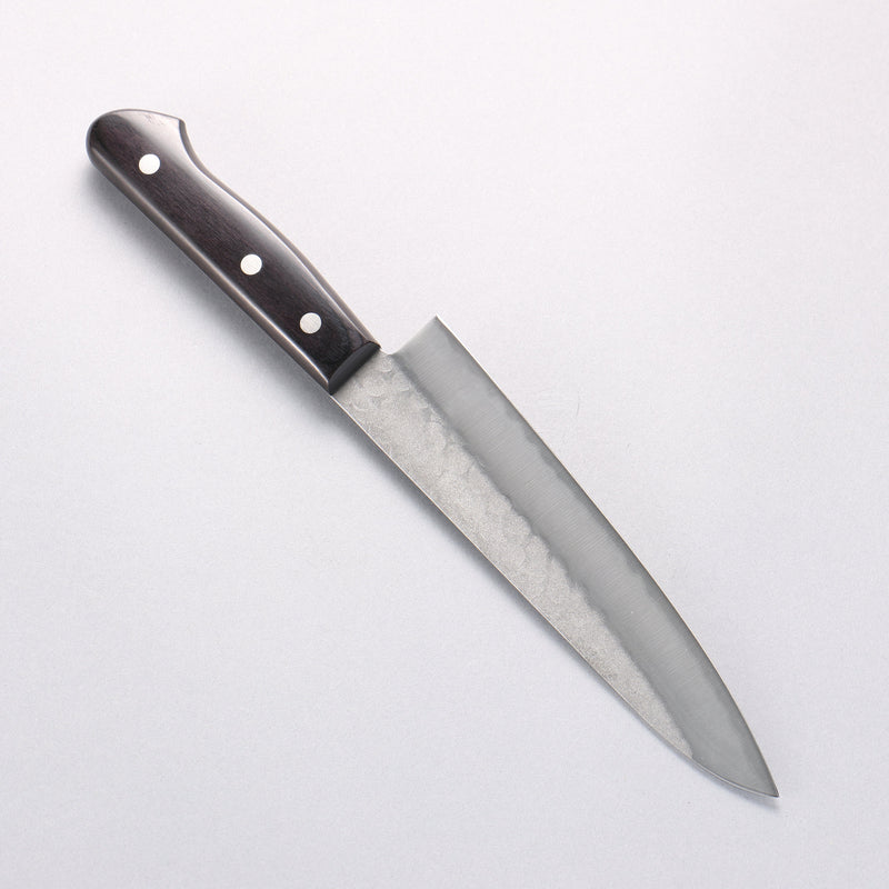 堺 孝行 青鋼 鎚目 3層 牛刀 180mm - 清助刃物