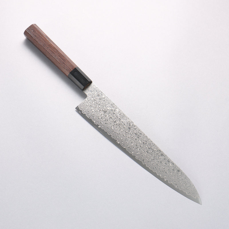 堺 孝行 銀河 ZA-18 大馬士革紋 牛刀 240mm 雞翅木握把 - 清助刃物