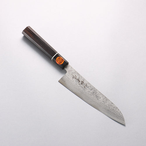 田中 誠貴 羽々斬 SG2 大馬士革紋 牛刀 180mm 黑檀 握把 - 清助刃物