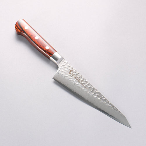 堺 孝行 VG10 33層 大馬士革紋 骨刀 180mm 桃花心合成木 握把 - 清助刃物