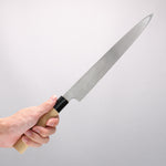 堺 孝行 【左撇子用】 霞研 白鋼 柳刃 270mm - 清助刃物