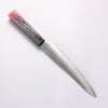 堺 孝行 琳凰 VG10 33層 大馬士革紋 多用途小刀 日本刀 180mm 紅漆塗 握把 - 清助刃物