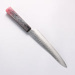 堺 孝行 琳凰 VG10 33層 大馬士革紋 多用途小刀 日本刀 180mm 紅漆塗 握把 - 清助刃物