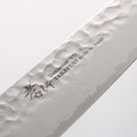 堺 孝行 琳凰 VG10 33層 大馬士革紋 多用途小刀 日本刀 180mm 紅漆塗 握把 - 清助刃物