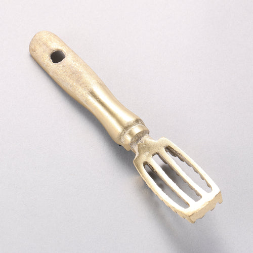 堺 孝行 黃銅 去魚鱗器 180mm - 清助刃物