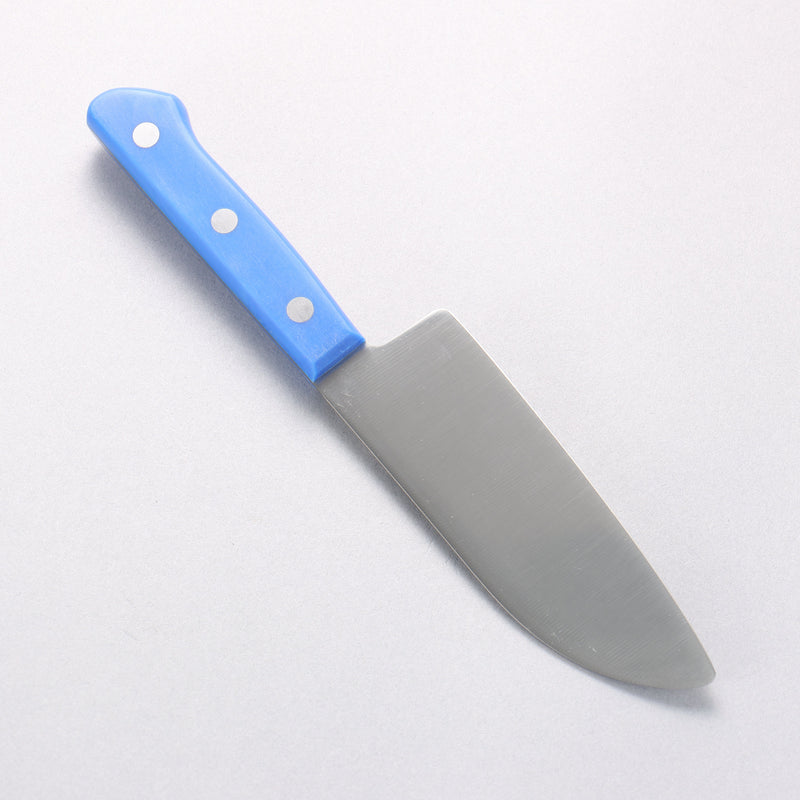 堺 孝行 鉬鋼（MOL） 兒童用刀 120mm - 藍色柄 - 清助刃物