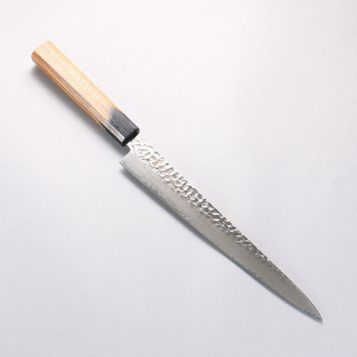 堺 孝行 VG10 33層大馬士革紋 筋引 240mm 櫟木漆塗（黑伸）握把 - 清助刃物